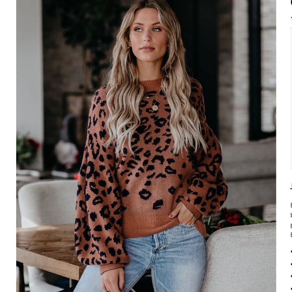 WIKTORIA Leopard Print Sweater - Picture 5 of 8